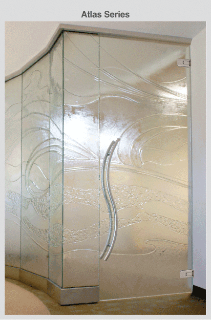CRL Brushed Nickel Atlas Glass Door Hinge ATL01BN 