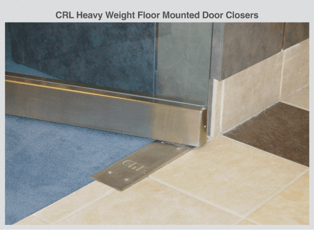 CRL 90 Degree Hold Open Size 3 Spring Heavy Weight Floor Mounted Door Closer 